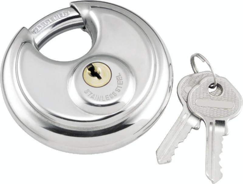 Bully Lock Disc Bolt Lock Small - Stainless - 132201