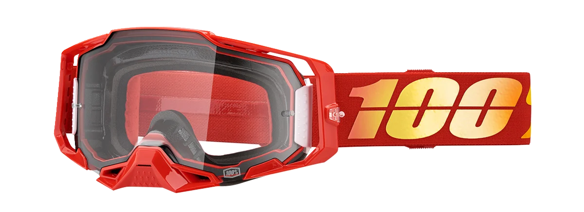 100% Armega Goggles - Nuketown - Clear 50004-00020