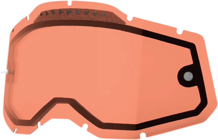 100% Accuri 2/Racecraft 2/Strata 2 Dual Lens - Vented - Rose 59082-00005