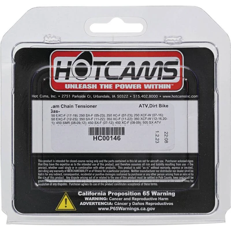Hot Cams 17-19 250 EXC-F/05-23 250 SX-F Manual Cam Chain Tensioner - HC00146