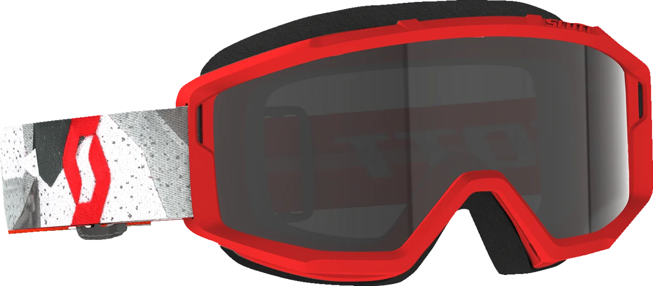 SCOTT Primal Sand Dust Goggle - Camo White/Red - Dark Gray 278600-7434053