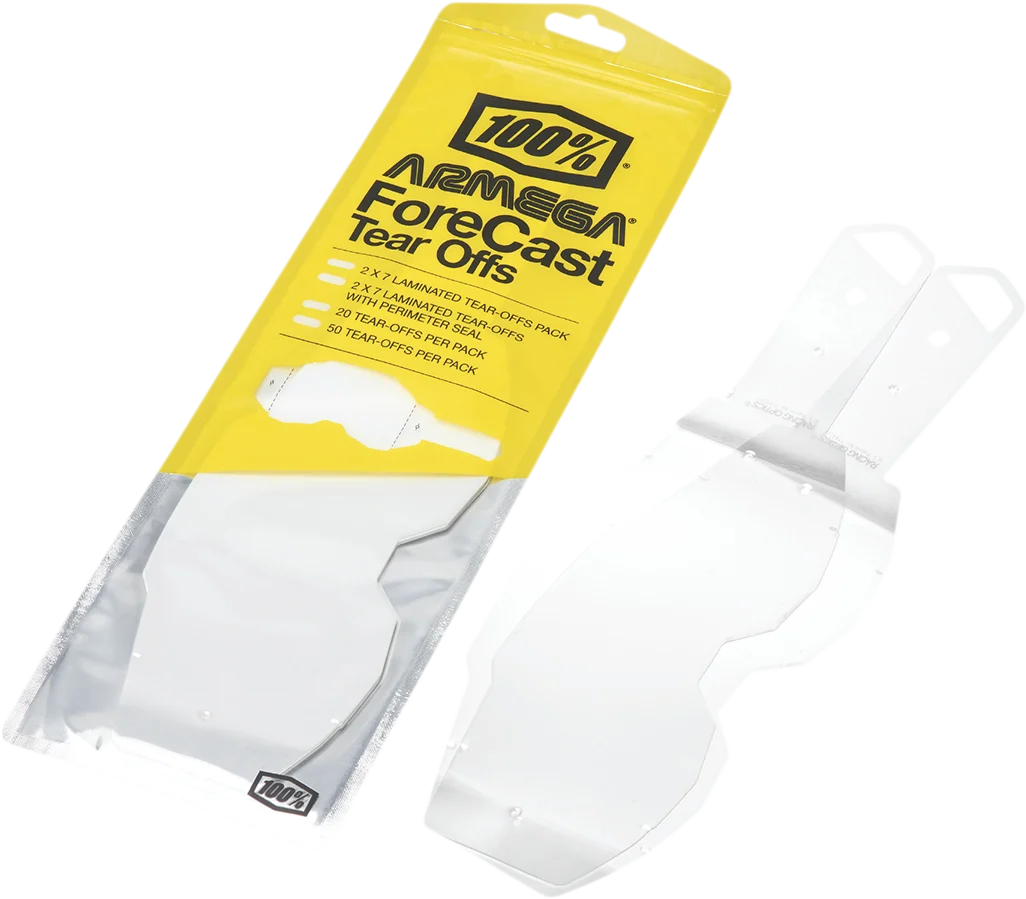 100% Armega Forecast Tear-Offs - Standard - 20 Pack 59065-00001