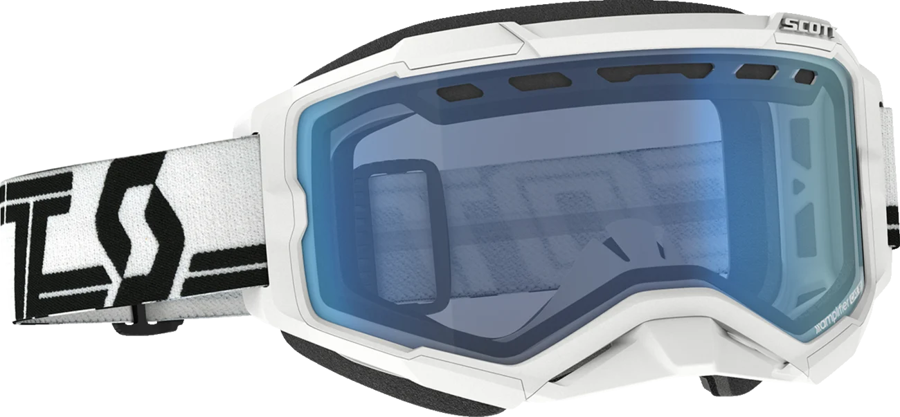 SCOTT Fury Snow Goggles - White/Black - Blue 278605-1035107