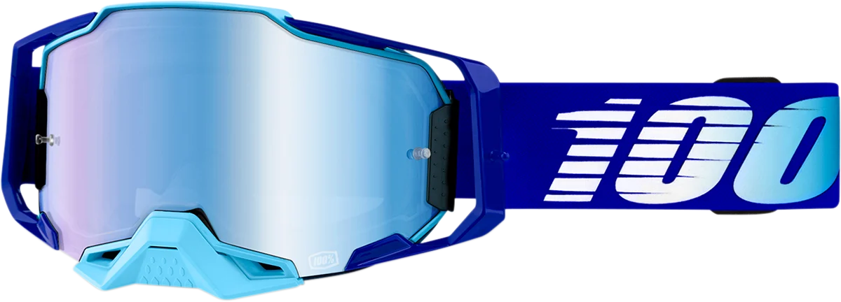 100% Armega Goggles - Royal - Blue Mirror 50005-00004