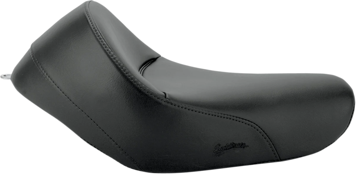 SADDLEMEN Heels Down Solo Seat - Without Backrest - Plain - Black - XL 807-03-0021