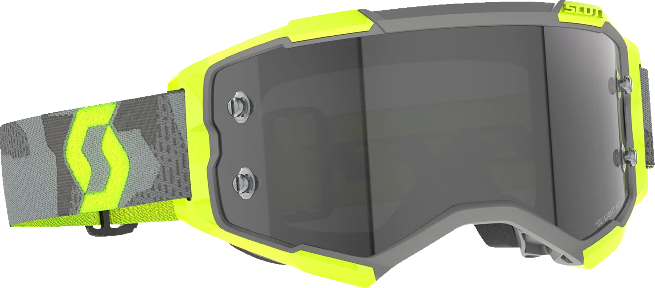SCOTT Fury Goggle - Light Gray/Neon Yellow - Light Sensitive Gray 272827-7697327