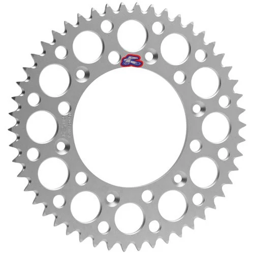 Renthal Ultralight Aluminum Rear Sprocket Silver 57 Tooth (189U-420-57GRSI)