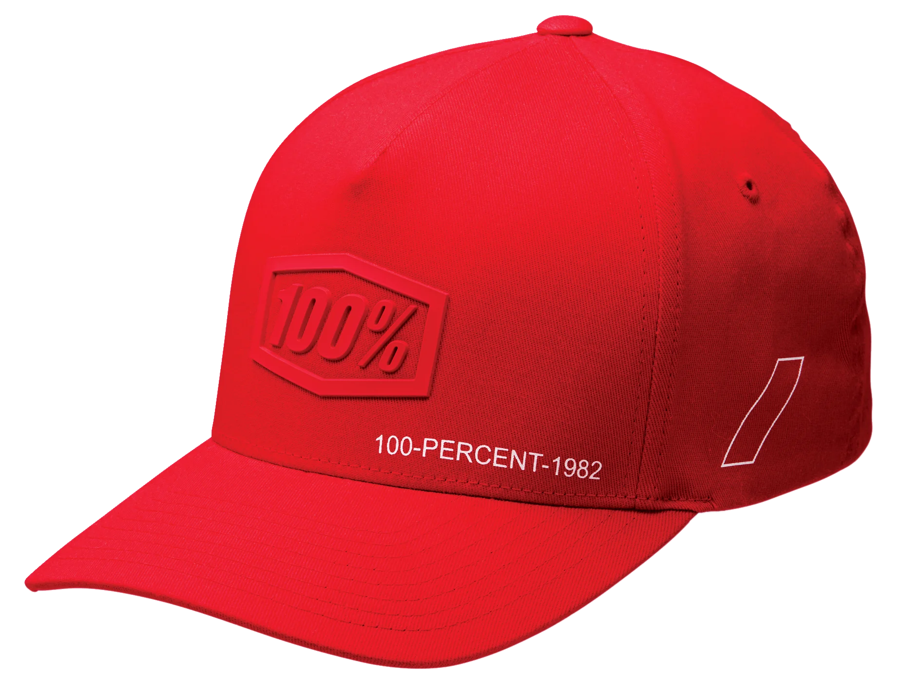 100% Shadow Flexfit® Hat - Red - Large/XL 20043-00011