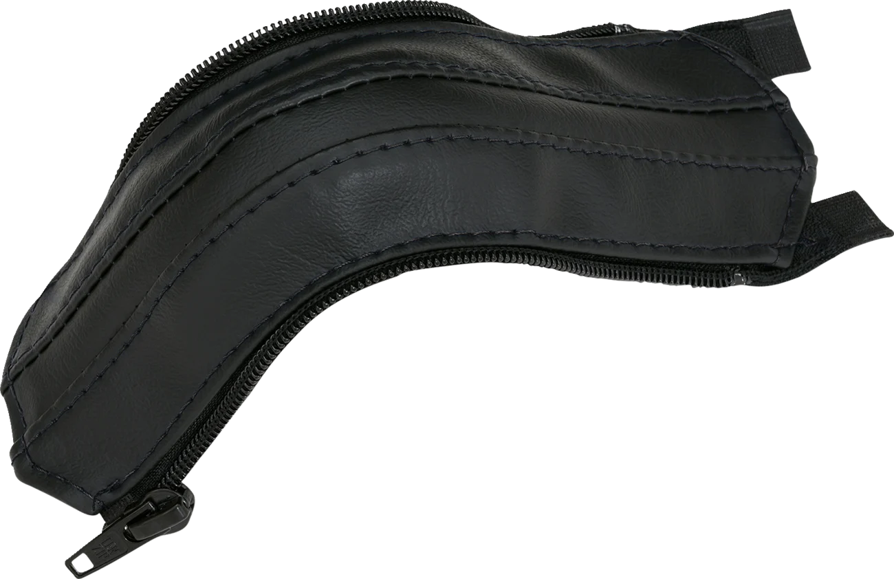 SHOW CHROME Grab Handle Cover - Black Stitch H44-2BK