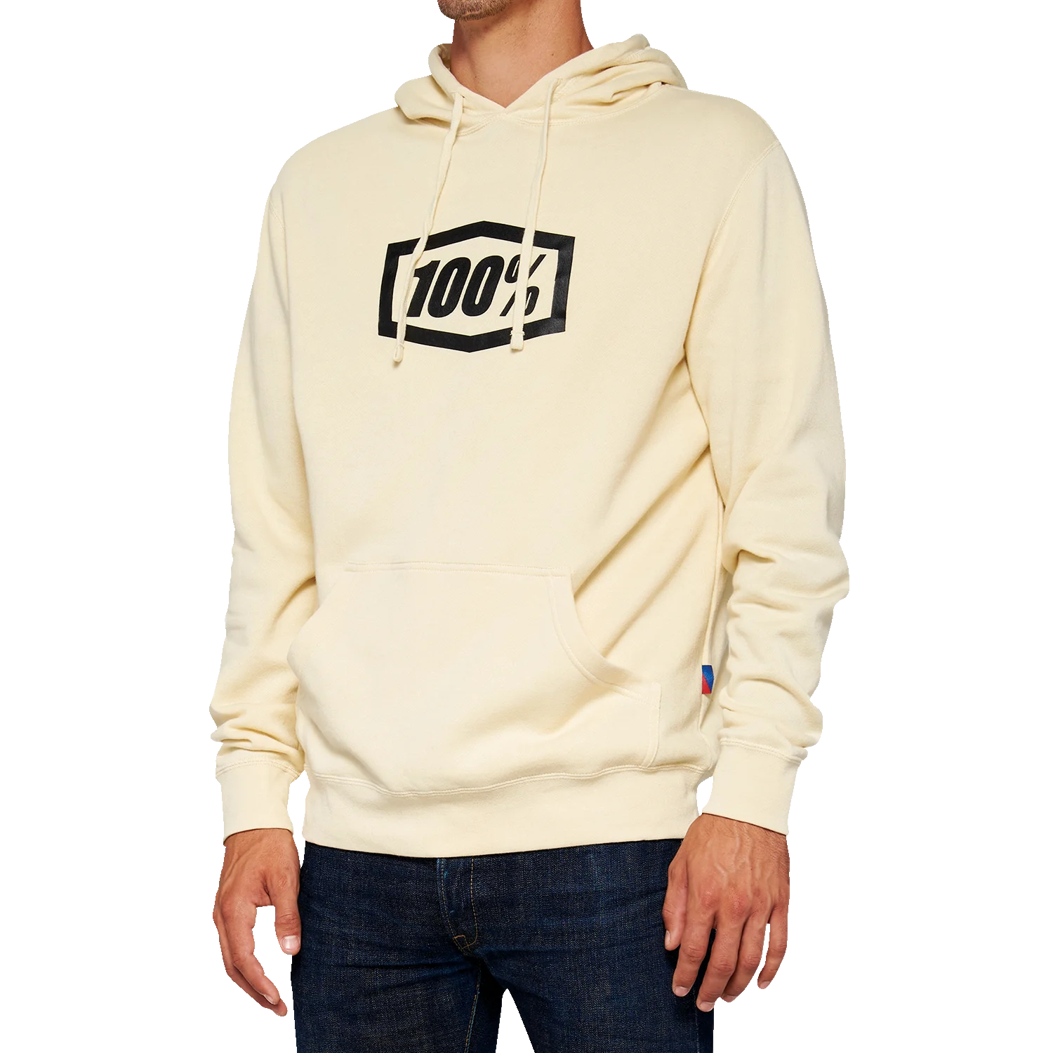 100% Icon Pullover Hoodie - Chalk - XL 20029-00008