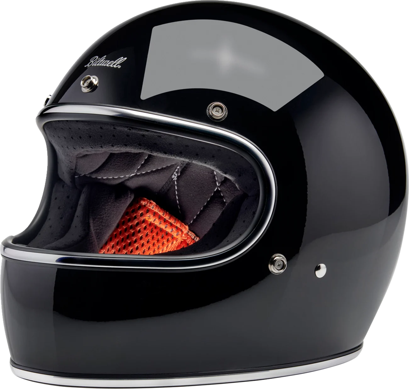 BILTWELL Gringo S Helmet - Gloss Black - Small 1003-101-502