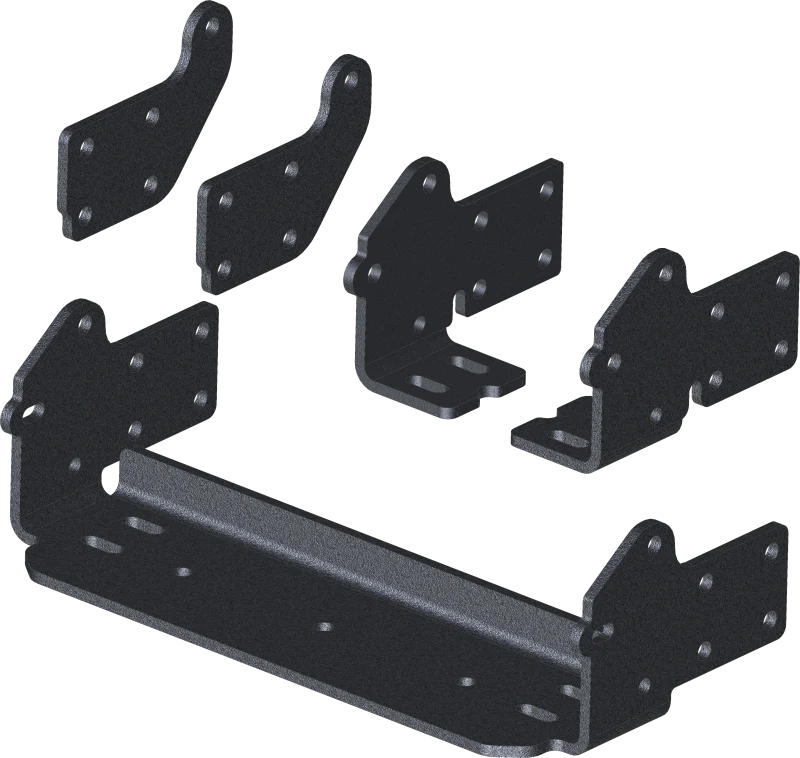 KFI 5.4 Inch ATV Push Tube Extension Kit - 105720