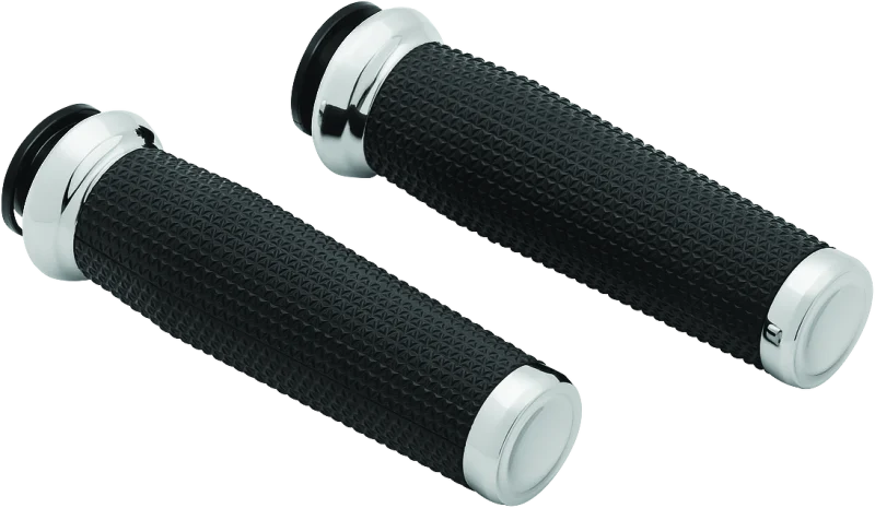 Kuryakyn Thresher Grips 18-Up Indian Models Chrome - 5960