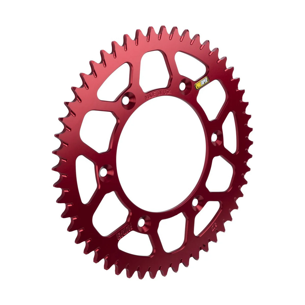 ProTaper Race Spec MX Aluminum Rear Sprocket Red 52 Tooth (033240)