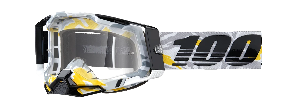 100% Racecraft 2 Goggles - Korb - Clear 50009-00019