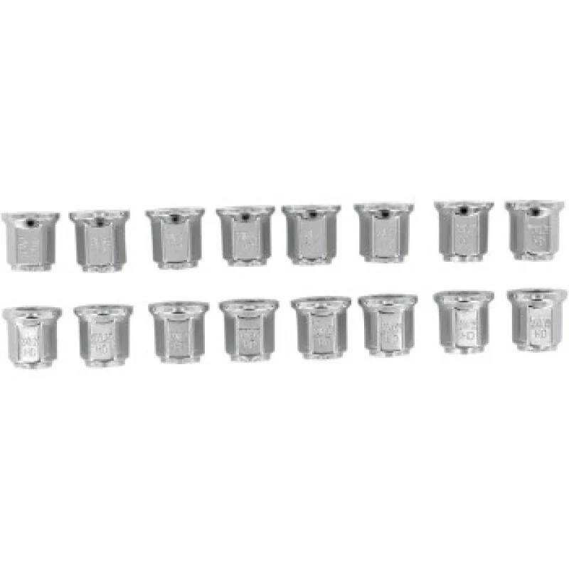ITP Lug Nuts (Box of 16) - 12mm Flat - Chrome - ALUG16BX