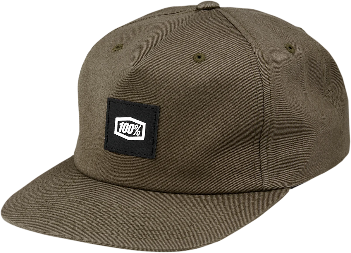 100% Lincoln Snapback Hat - Brindle - One Size 20088-399-01