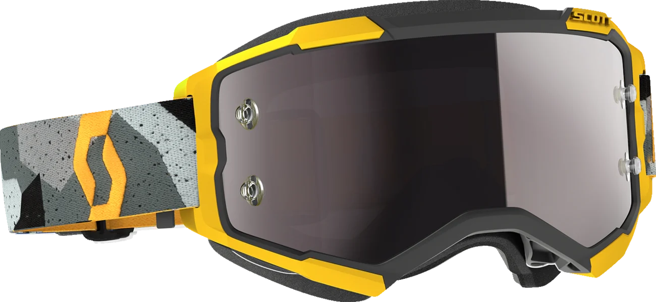SCOTT Fury Goggle - Camo Gray/Yellow - Silver Works 272828-7429269