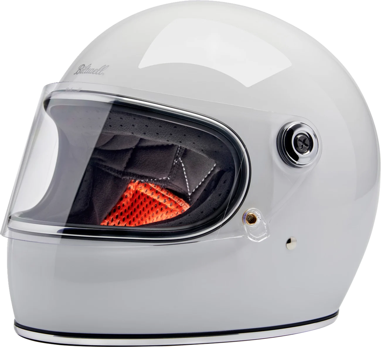 BILTWELL Gringo S Helmet - Gloss White - Small 1003-102-502