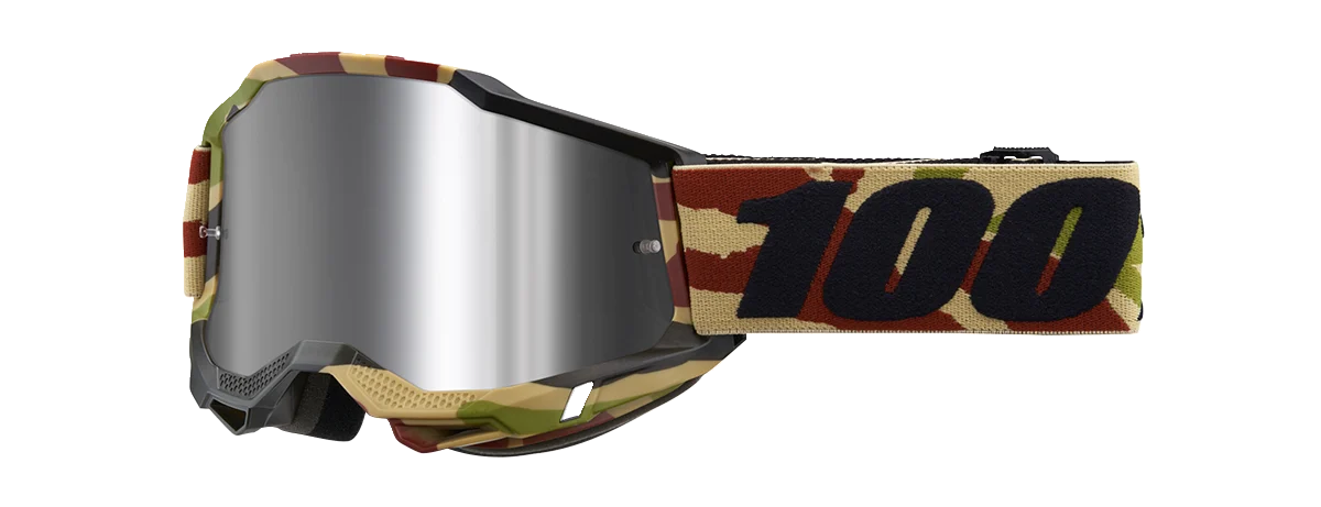 100% Accuri 2 Goggles - Mission - Silver Flash Mirror 50014-00021
