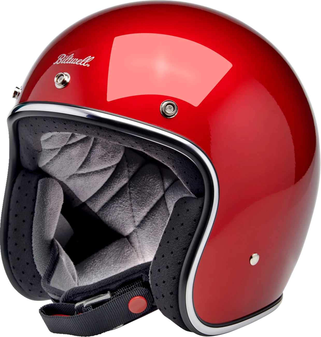 BILTWELL Bonanza Helmet - Metallic Cherry Red - Medium 1001-351-203