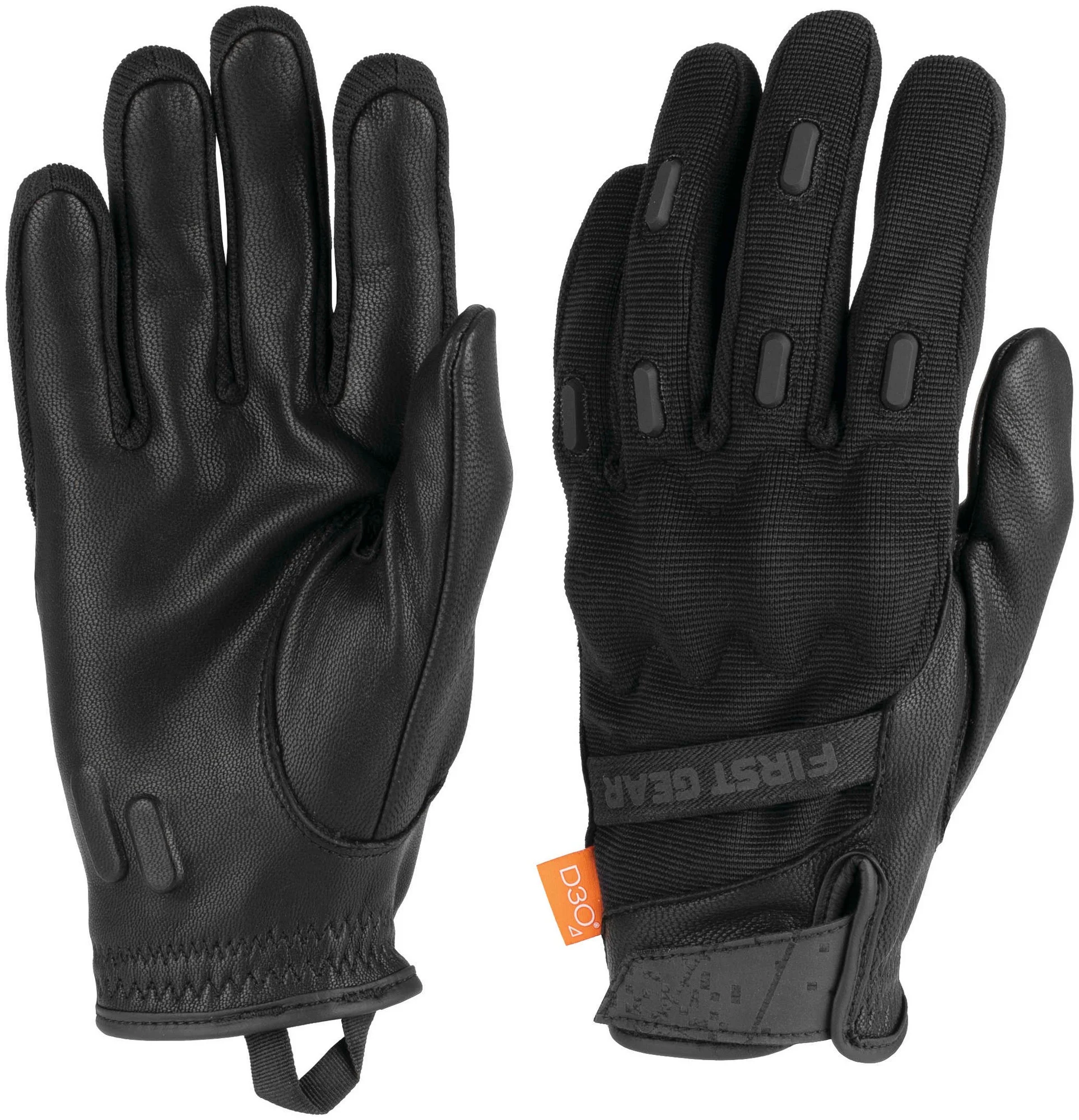 FirstGear Torque Mens Leather/Textile Motorcycle Gloves