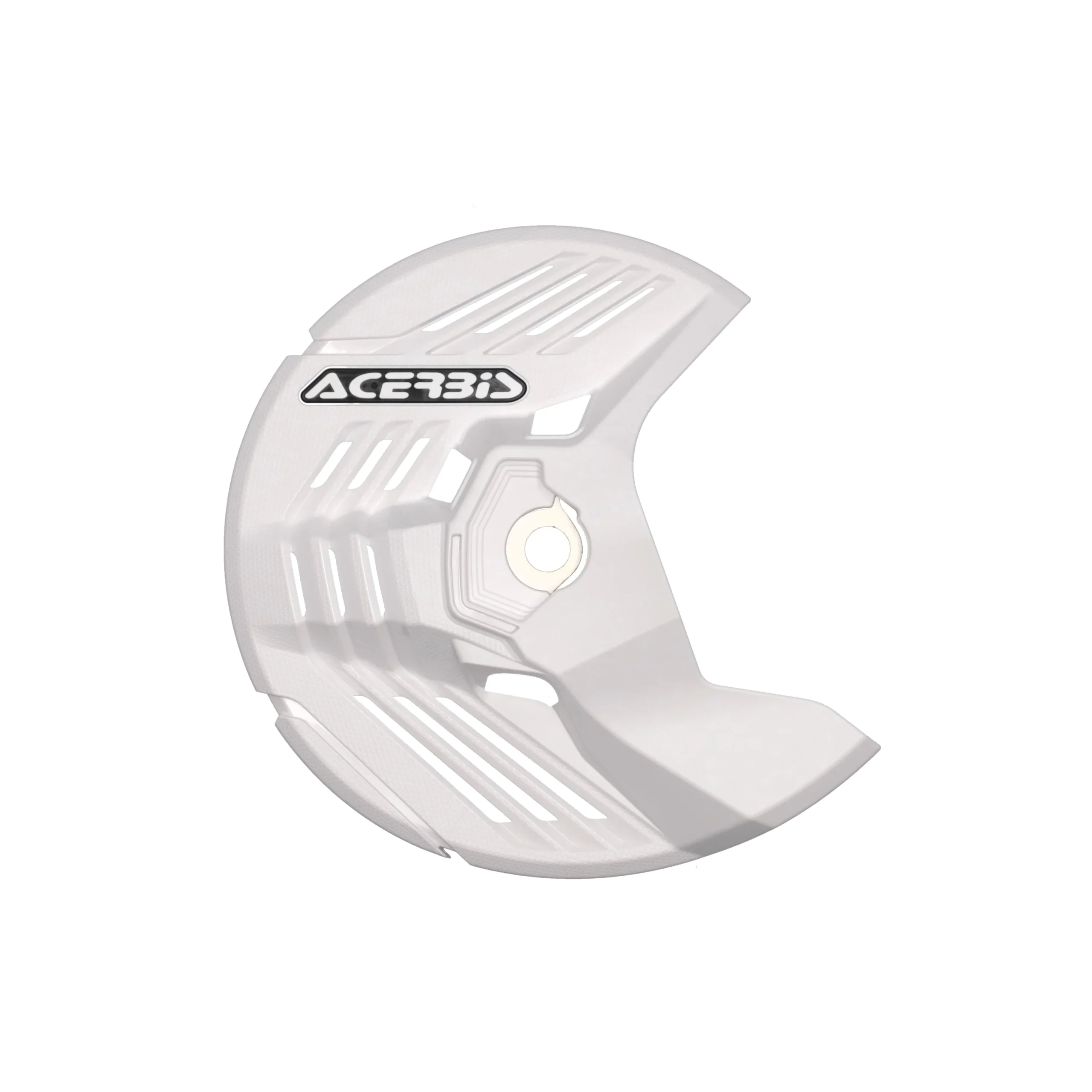 Linear Front Disc Cover Hon/Kaw/Sher/Yam Wht