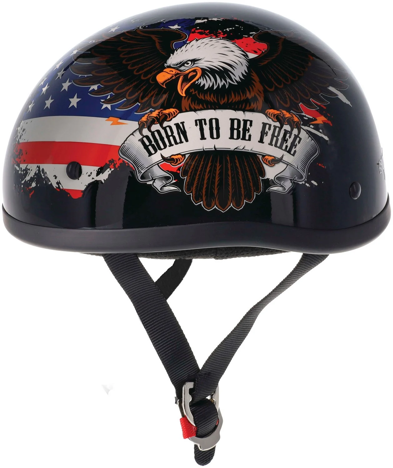 Skid Lid Freedom Eagle Motorcycle Half Helmet