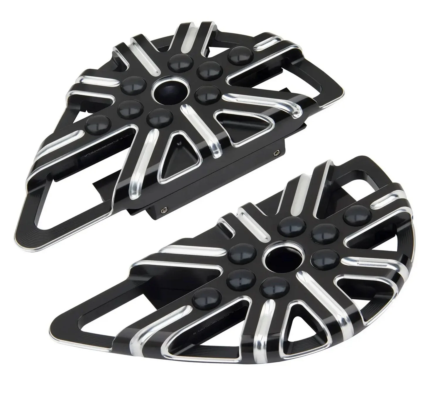 Arlen Ness 10-Gauge Black Passenger Floorboards (06-863)