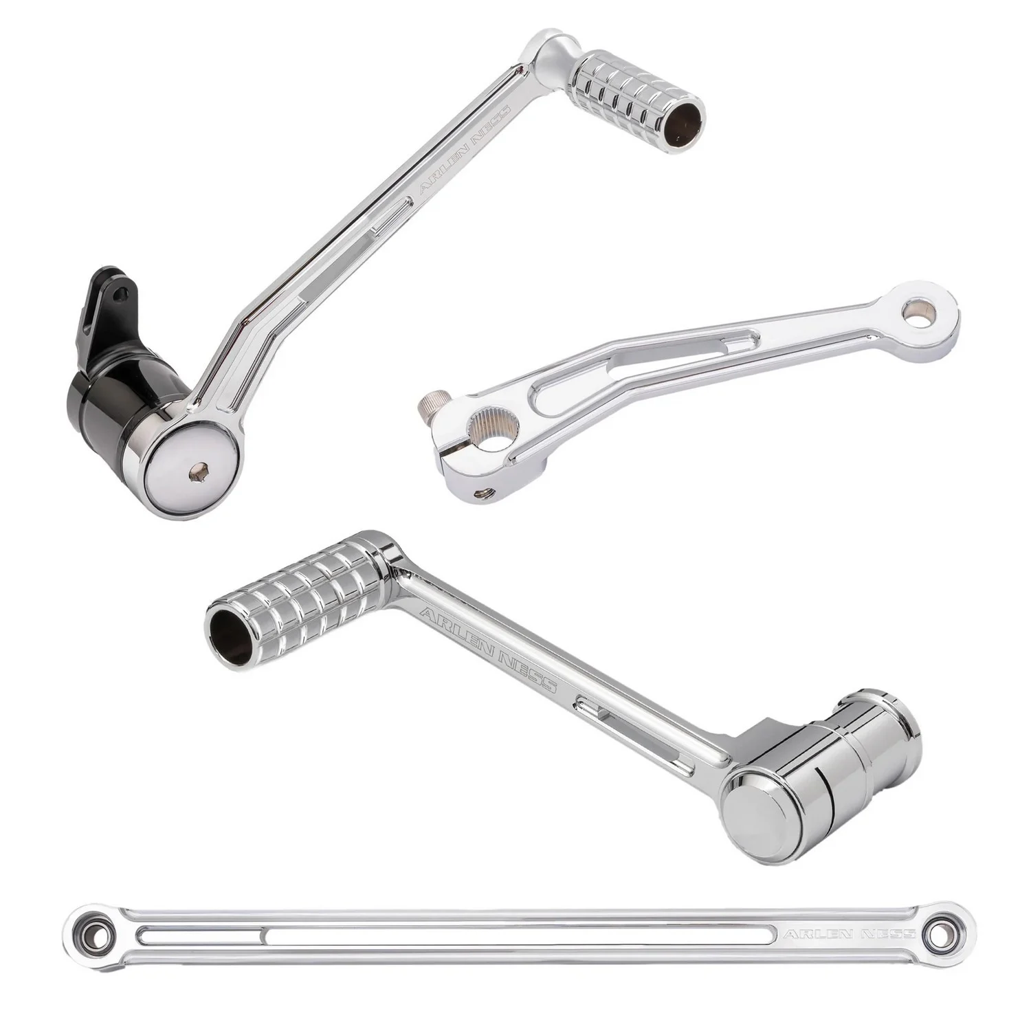 Arlen Ness Speedliner Chrome Solo Foot Control Kit (420-105)