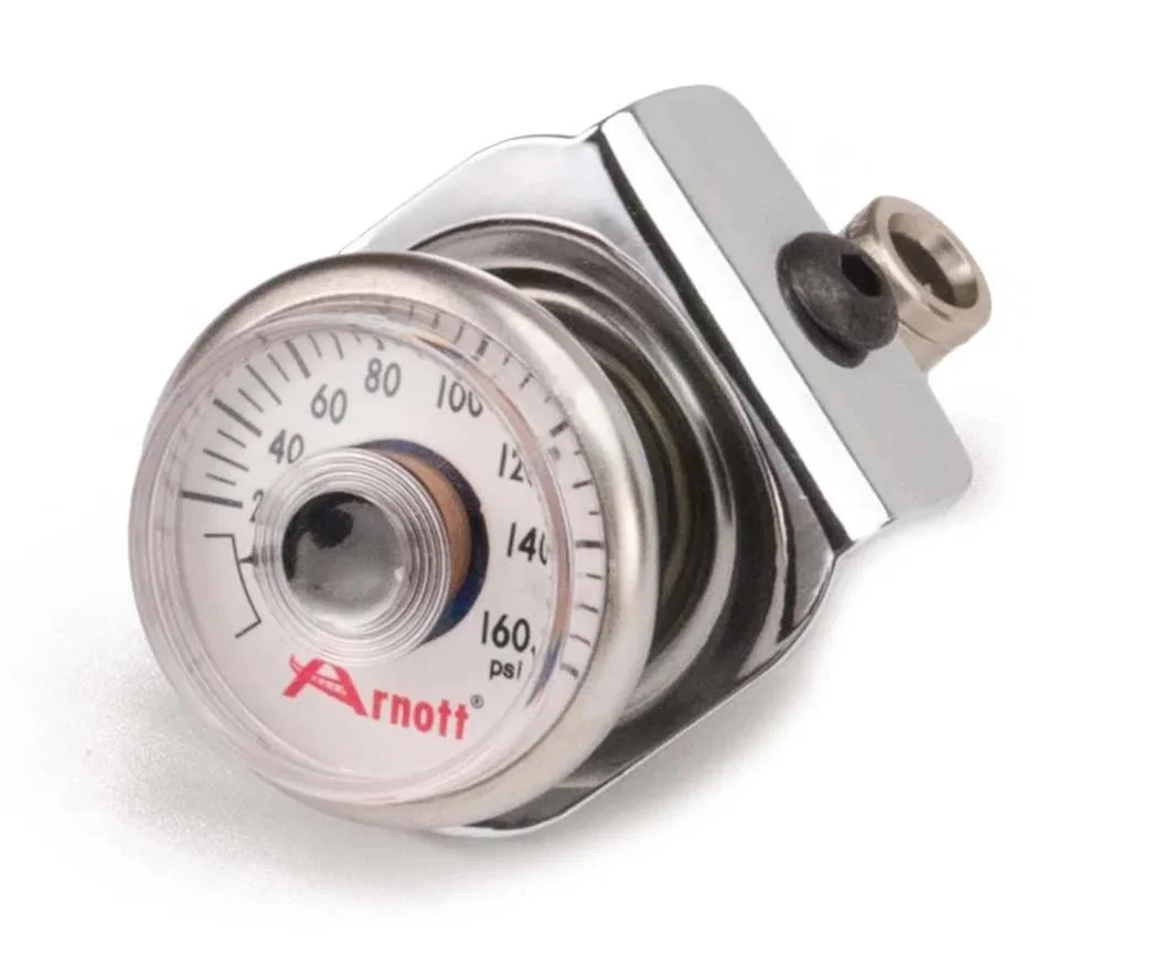 Arnott Pressure Gauge w/Chrome Bracket (K-2636)