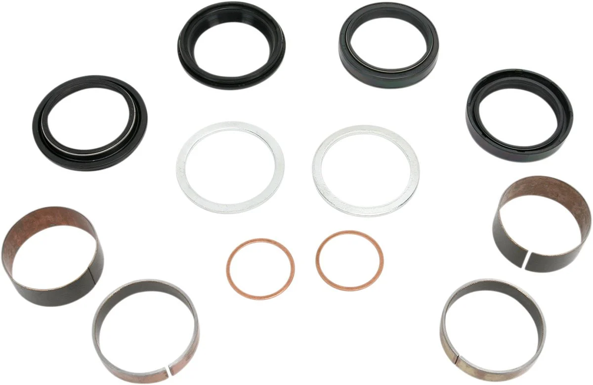 Pivot Works Front Fork Seal, Wiper & Bushing Rebuild Kit (PWFFK-Y01-421)