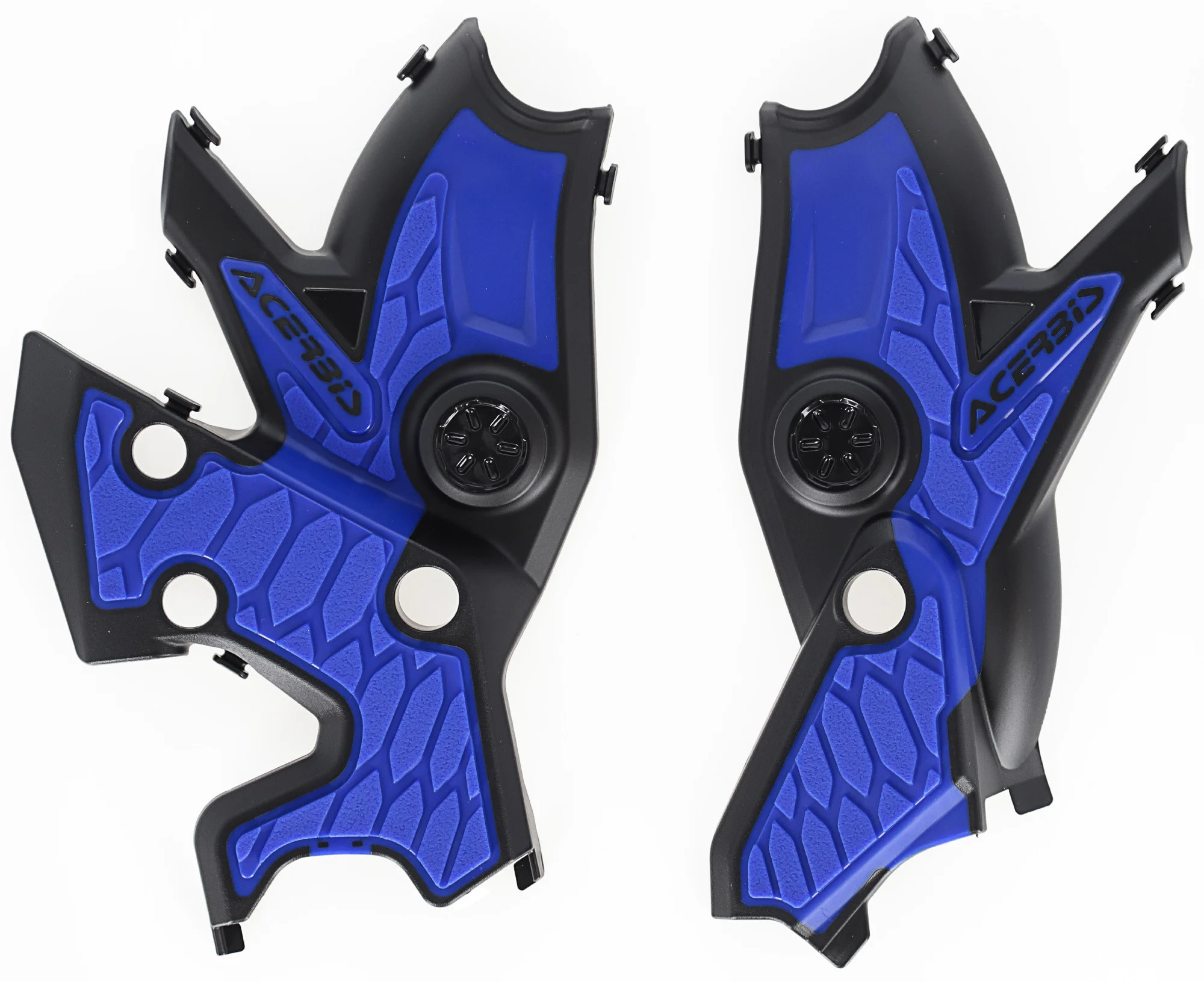 Acerbis X-Grip Frame Protectors - Blue/Black - '19-25 Tenere 700 (2911461004)