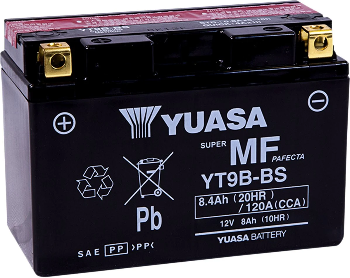 Yuasa YT9B-BS AGM Maintenance Free Battery (YUAM629B4)
