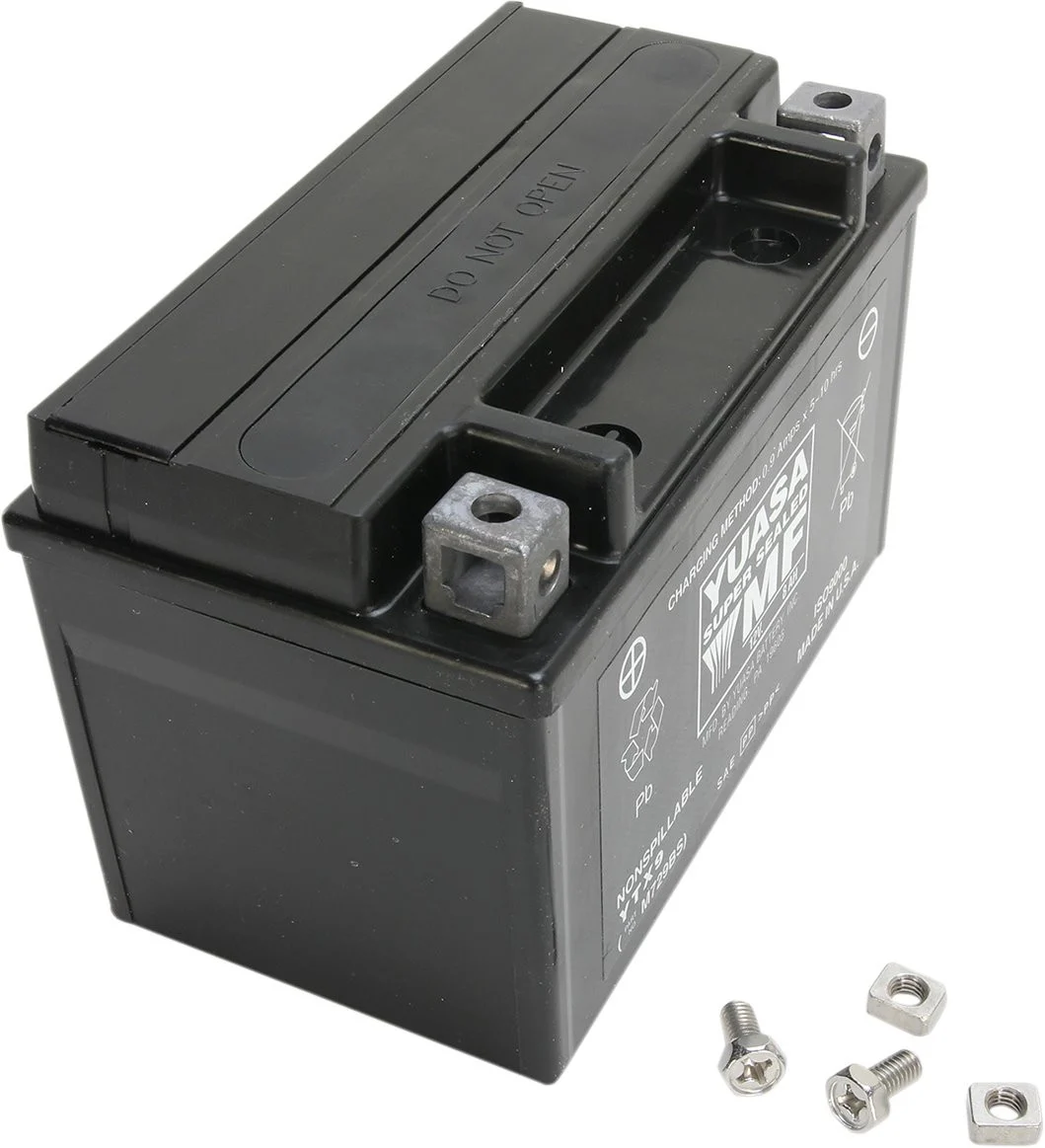 Yuasa YTX9 AGM Maintenance Free Battery (YUAM729BSTWN)