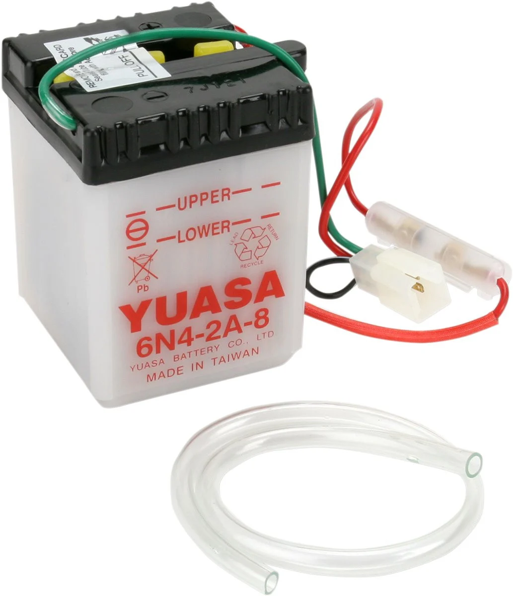 Yuasa 6N4-2A-8 Conventional 6V Battery (YUAM2648A)