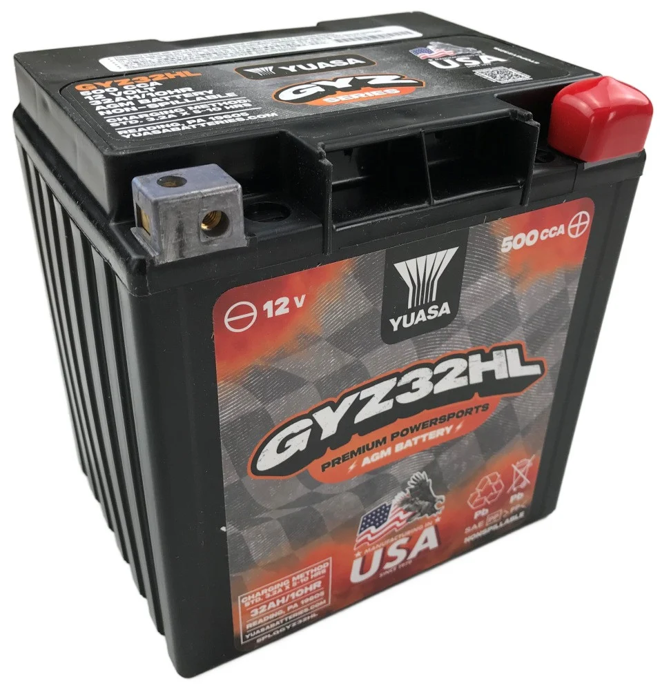 Yuasa GYZ32HL GYZ Series AGM Maintenance Free Battery (YUAM732GHL)