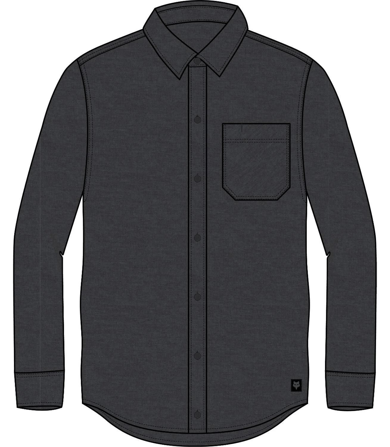 Fox Racing Level Up Mens Button Up Long Sleeve Woven Shirt