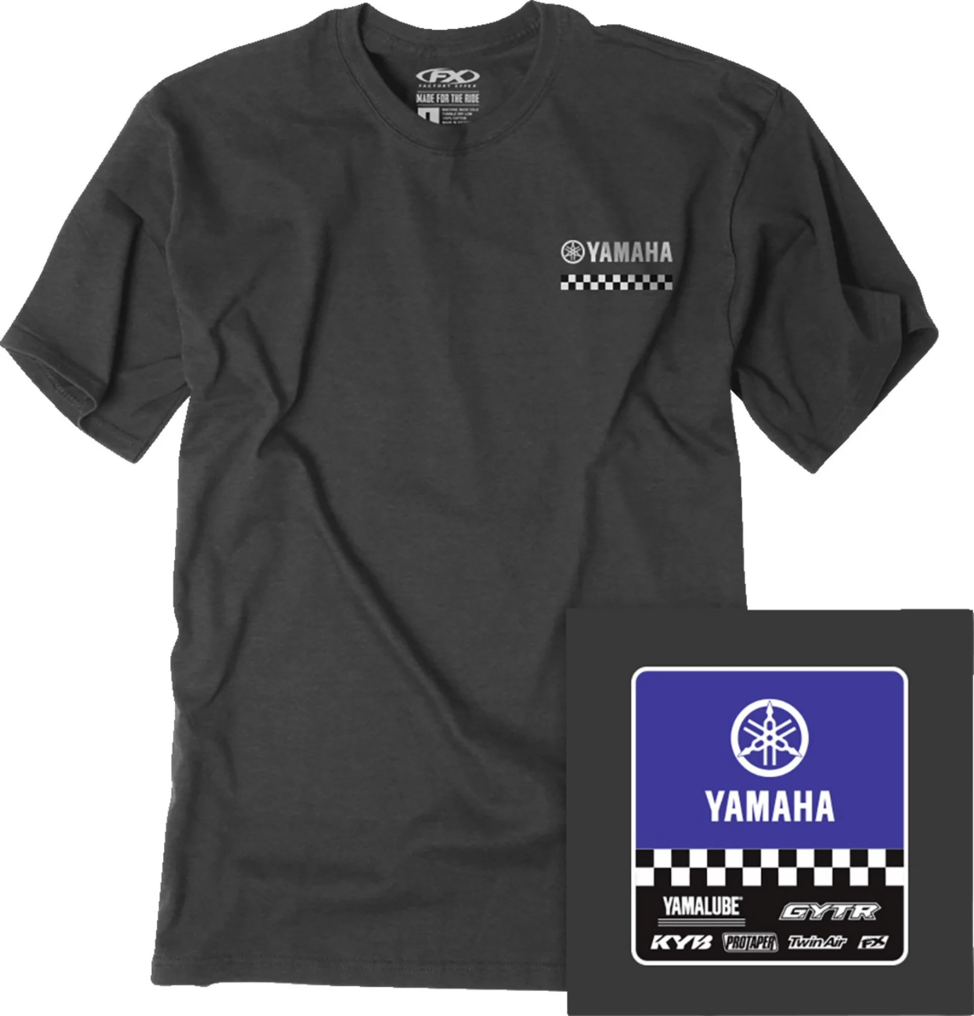 Factory Effex Yamaha Starting Line Mens Short Sleeve T-Shirt
