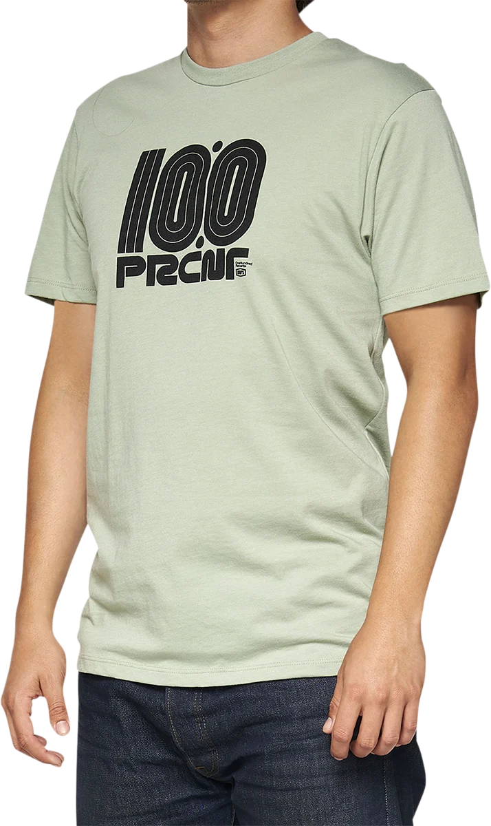 100% Pecten T-Shirt - Slate Green - Medium 32144-486-11