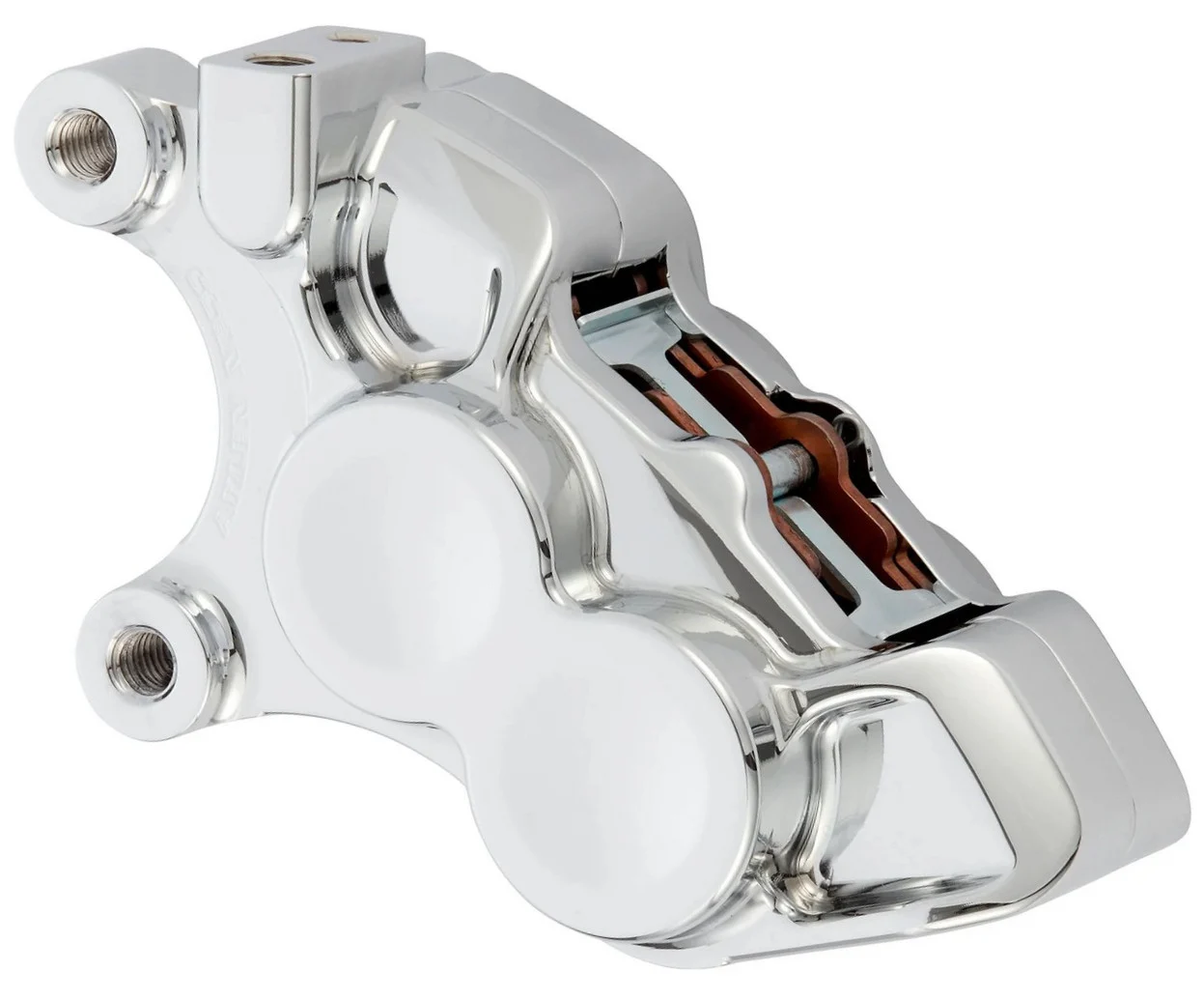 Arlen Ness 11.8" 4-Piston Chrome Left Brake Caliper (02-220)