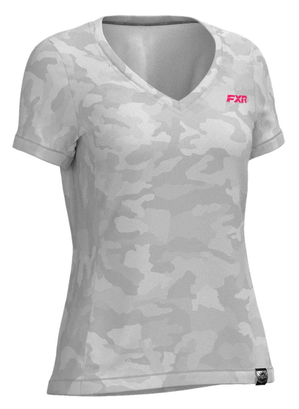 FXR Breezy UPF Womens Short Sleeve V-Neck T-Shirt