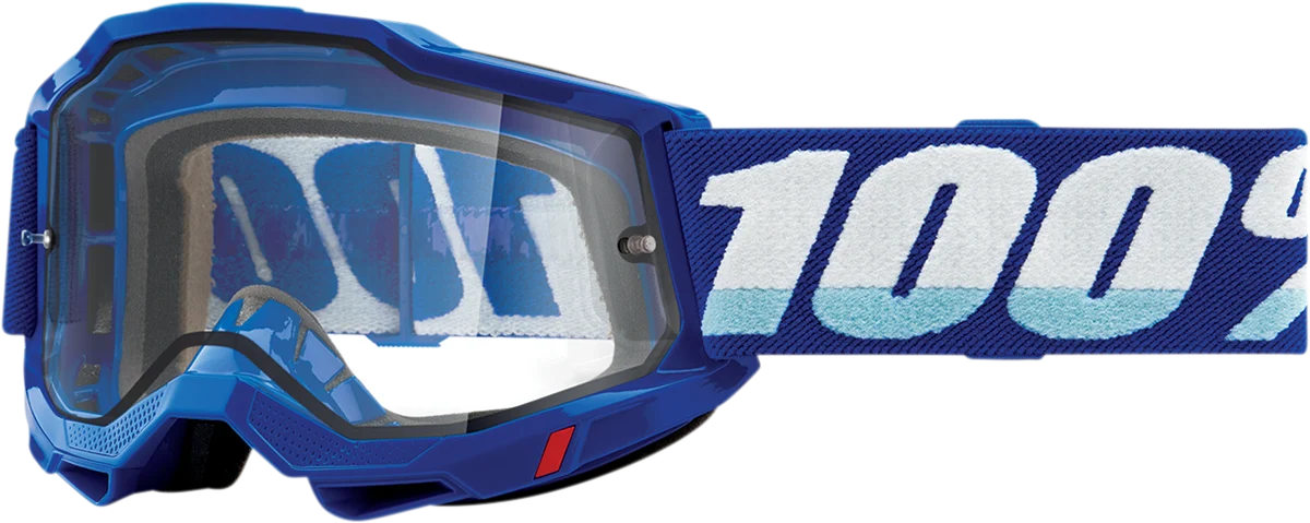 100% Accuri 2 Enduro Goggles - Blue - Clear 50015-00002