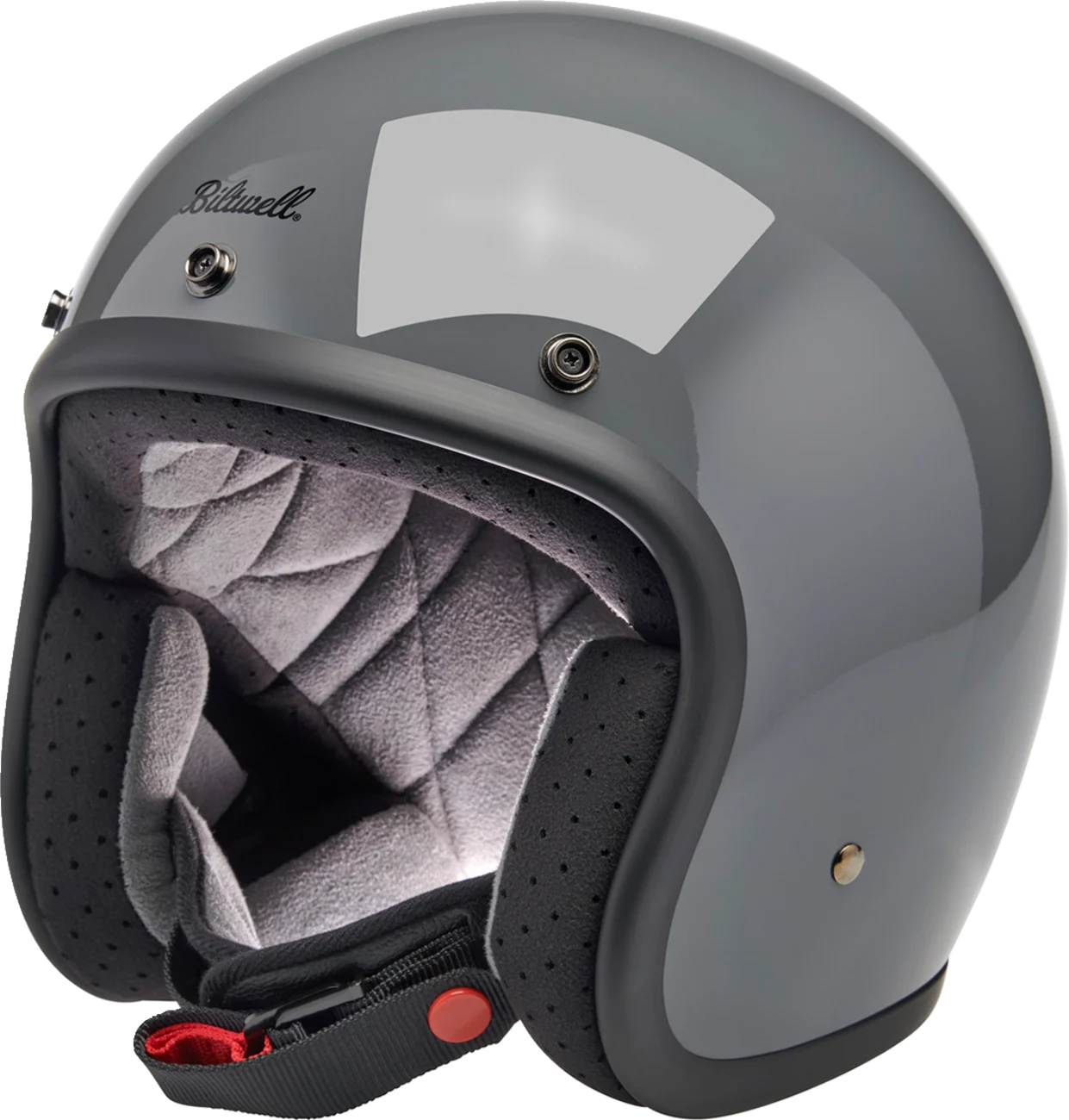 BILTWELL Bonanza Helmet - Gloss Storm Gray - Large 1001-165-204