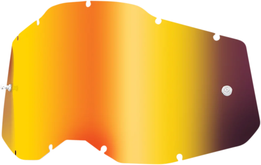 100% Accuri 2/Racecraft 2/Strata 2 Lens - Red Mirror 59078-00005