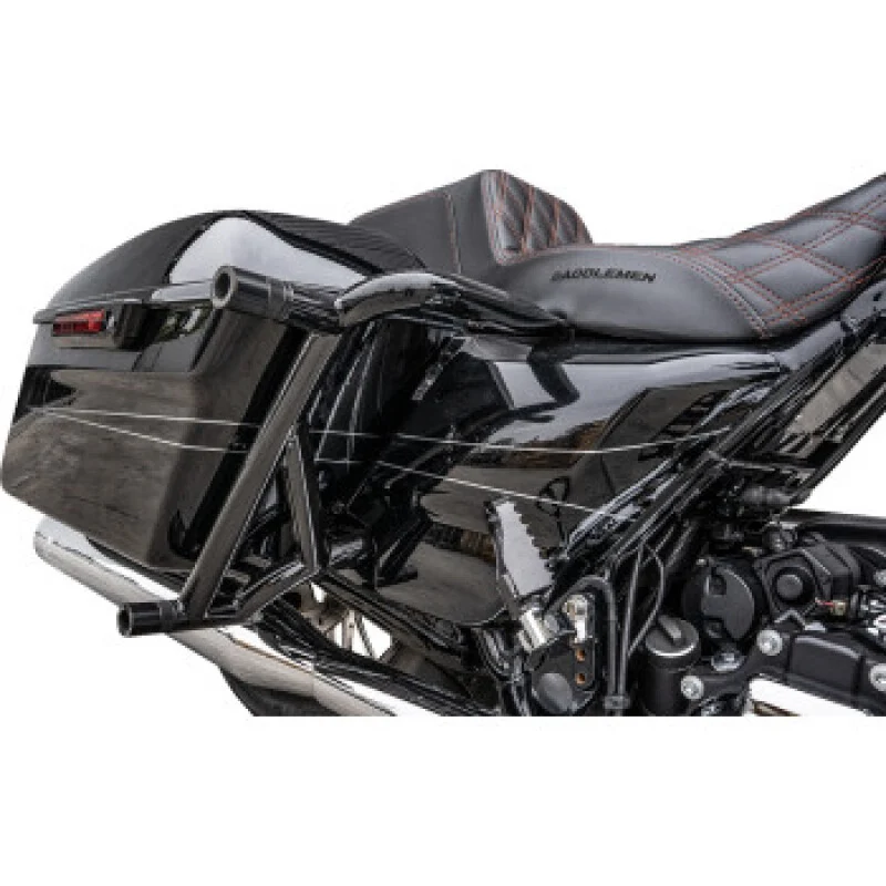 Burly Brand 14-Up Touring Brawler Kit Front and Rear - Black - B10-3013B