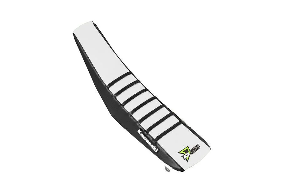 Seat Cover Black/White Black Ribs Kx450