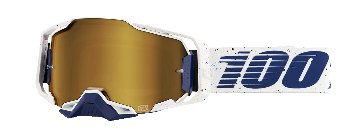 100% Armega Goggles - Solis - Gold Mirror 50005-00024