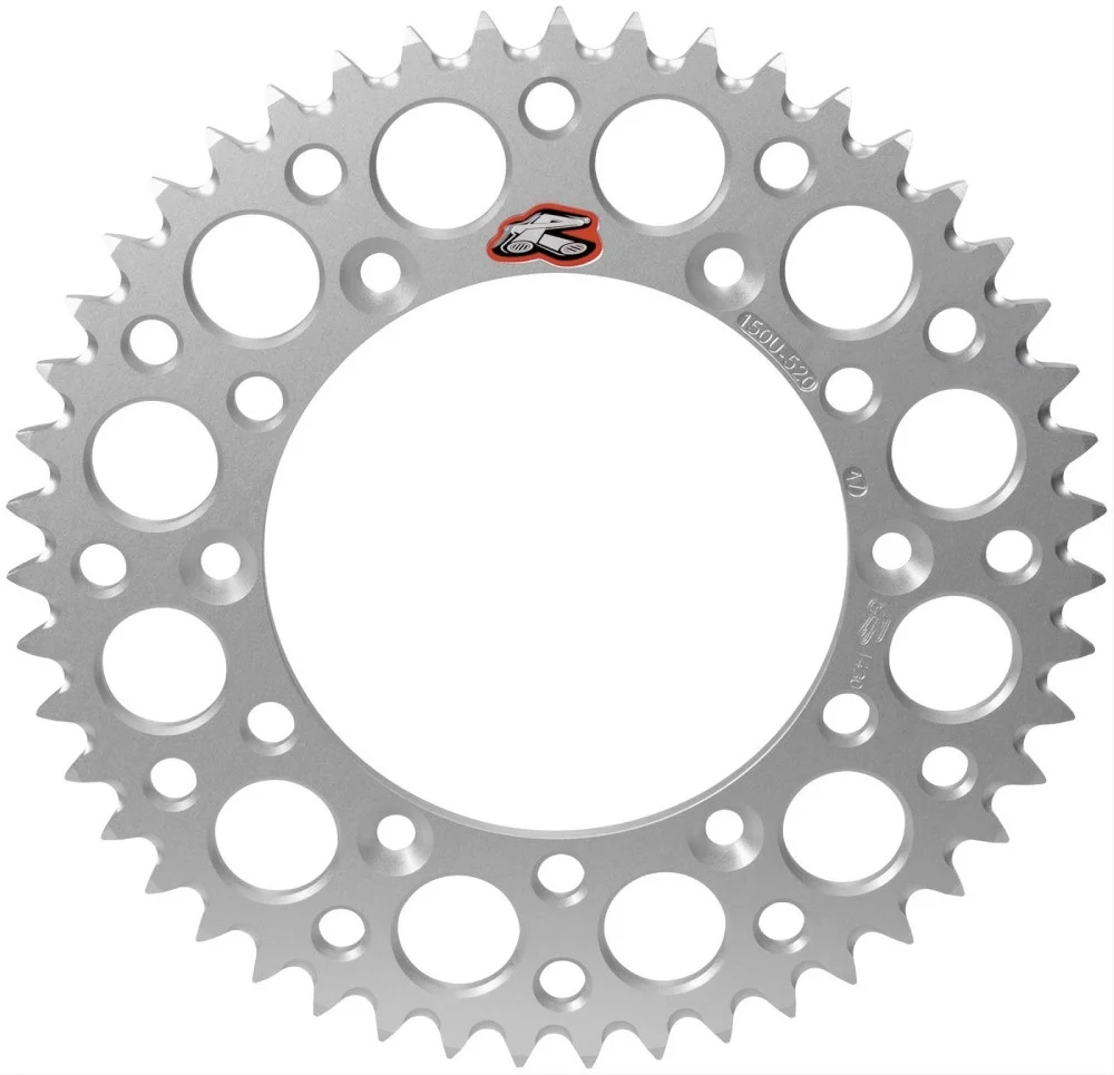 Renthal Ultralight Aluminum Rear Sprocket Silver 51 Tooth (189U-420-51GRSI)