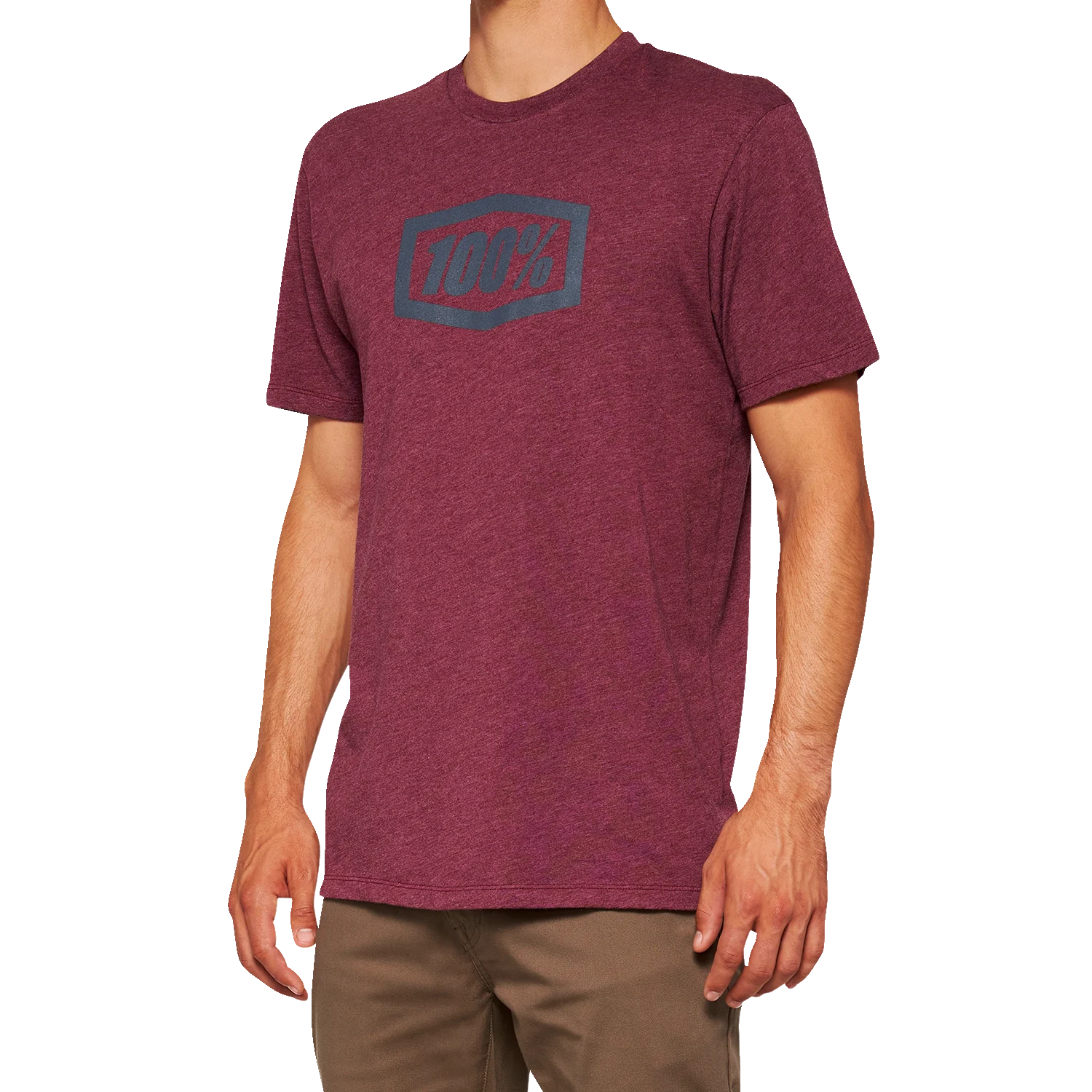 100% Icon T-Shirt - Maroon - XL 20000-00033